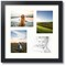 ArtToFrames Collage Photo Picture Frame with 4 - 5x7 inch Openings, Framed in Black with Over 62 Mat Color Options and Plexi Glass (CSM-3926-179)